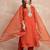 Women Ethnic Motifs Embroidered Regular Kurta & Trousers With Dupatta