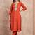 Women Ethnic Motifs Embroidered Regular Kurta & Trousers With Dupatta