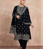 Women Ethnic Motifs Embroidered Kurta with Trousers & Dupatta