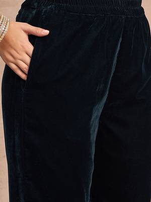 Women Ethnic Motifs Embroidered Kurta with Trousers & Dupatta 4