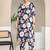 Floral Printed V-Neck Pure Cotton Straight Kurta With Trouser