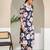 Floral Printed V-Neck Pure Cotton Straight Kurta With Trouser