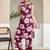 Floral Printed V-Neck Sleeveless Pure Cotton Straight Kurta With Trouser