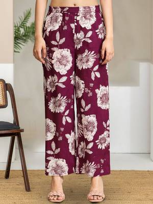 Floral Printed V-Neck Sleeveless Pure Cotton Straight Kurta With Trouser 6