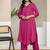 V-Neck A-Line Kurta With Trouser