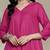 V-Neck A-Line Kurta With Trouser