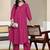 V-Neck A-Line Kurta With Trouser