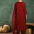 Ethnic Motifs Embroidered Round Neck Sequinned Kurta With Trousers & Dupatta