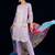 Women Floral Embroidered Cotton Kurta with Trousers & Dupatta