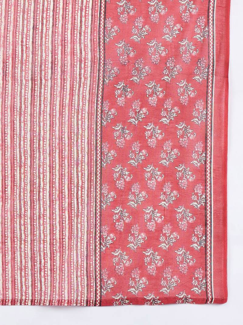 Women Paisley Printed Regular Kurta with Trousers & Dupatta