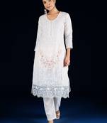 Women Floral Embroidered Kurta with Trousers & Dupatta