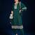 Floral Embroidered Zari Straight Kurta With Trousers & Dupatta