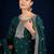Floral Embroidered Zari Straight Kurta With Trousers & Dupatta