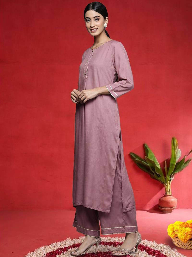 Women Regular Kurta with Trousers & Dupatta