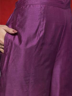 Women Yoke Design Regular Kurta with Trousers & With Dupatta 3