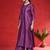 Women Yoke Design Regular Kurta with Trousers & With Dupatta
