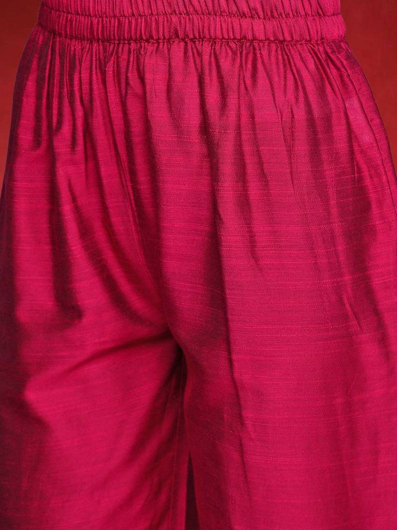 Women Ethnic Motifs Embroidered Regular Kurta with Trousers & Dupatta