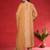 Women Bandhani Printed Empire Gotta Patti Kurta with Trousers & Dupatta