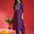 Ethnic Motifs Embroidered Round Neck Gotta Patti Kurta With Trousers & Dupatta