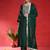 Geometric Embroidered Straight Mirror Work Kurta With Trousers & Dupatta