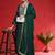 Geometric Embroidered Straight Mirror Work Kurta With Trousers & Dupatta
