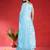 Women Floral Printed Cotton Anarkali Kurta with Trousers & Dupatta