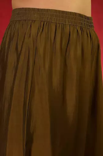 Floral Embroidered Thread Work Straight Kurta With Trousers & Dupatta