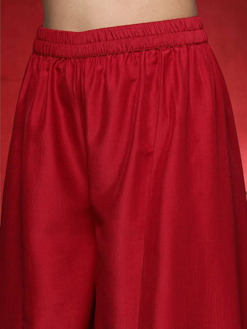 Women Regular Kurta with Trousers & Dupatta