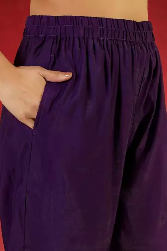 Women Embroidered Regular Kurta with Trousers & With Dupatta