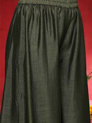 Women Solid Kurta with Palazzo & Dupatta 3