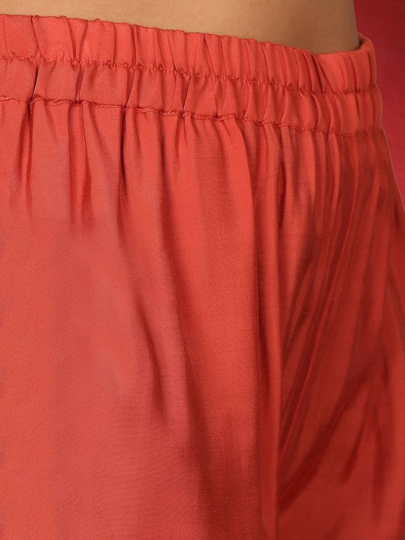 Women Embroidered Regular Kurta with Trousers & Dupatta