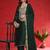 Ethnic Motifs Embroidered Thread Work Straight Kurta With Trousers & Dupatta