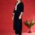 Floral Embroidered Velvet Zari Straight Kurta With Trousers & Dupatta