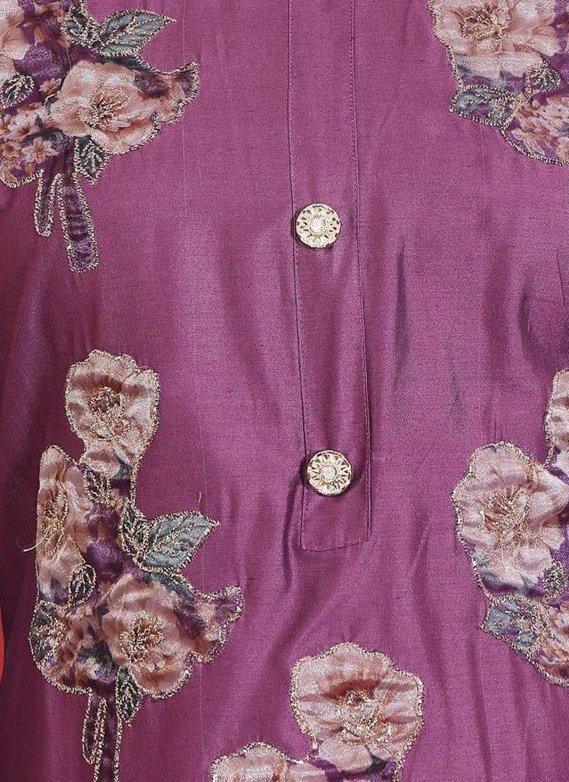 Women Floral Embroidered Kurta with Trouser & Dupatta