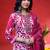 Floral Printed Thread Work Straight Kurta With Trousers & Dupatta