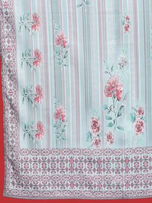 Women Floral Printed Kurta with Palazzo & Dupatta 4