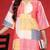 Geometric Printed V-Neck Straight Kurta With Trousers