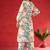Floral Printed Mandarin Collar Straight Kurta With Trousers