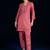 Floral Yoke Design Square Neck Beads And Stones Kurta With Salwar