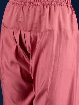 Floral Yoke Design Square Neck Beads And Stones Kurta With Salwar 3