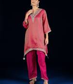 Women Ethnic motifs Embroidered Regular Kurta with Palazzos