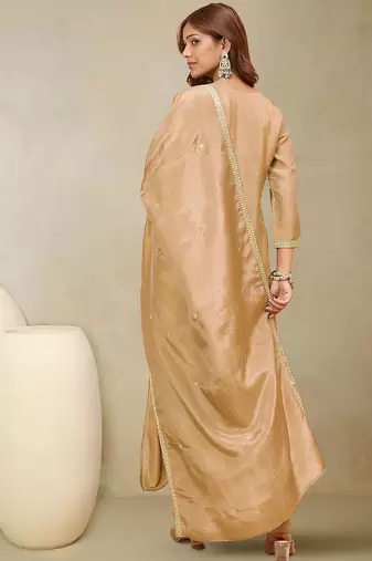 Women Solid Kurta with Pyjama & Dupatta