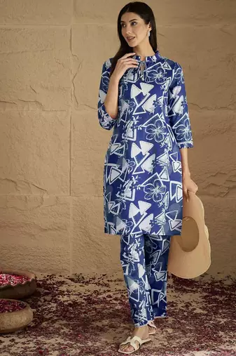 Women Floral Printed Kurta with Palazzo