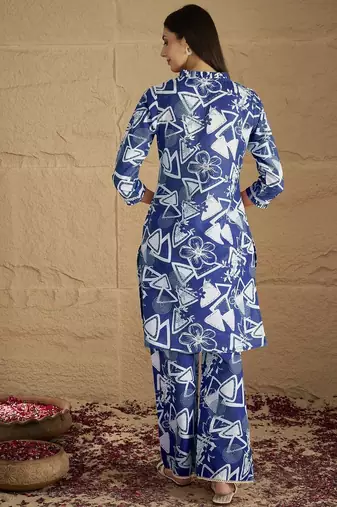 Women Floral Printed Kurta with Palazzo