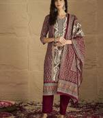 Women Printed Pure Cotton Kurta with Trousers & Dupatta
