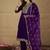 Floral Yoke Design V-Neck Straight Kurta With Trousers And Dupatta