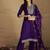 Floral Yoke Design V-Neck Straight Kurta With Trousers And Dupatta