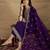 Floral Yoke Design V-Neck Straight Kurta With Trousers And Dupatta