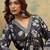 Floral Printed V-Neck Kurta With Trousers