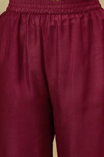 Yoke Design Ethnic Motifs Straight Kurta With Trousers & Dupatta